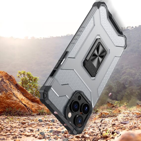 Crystal Ring Case Kickstand Tough Rugged Cover for iPhone 11 Pro blue | Techbox