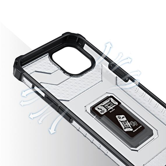 Crystal Ring Case Kickstand Tough Rugged Cover for iPhone 12 mini black - Apple Cases - Cases - Techbox