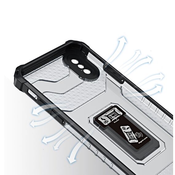 Crystal Ring Case Kickstand Tough Rugged Cover for iPhone XS Max red | Techbox