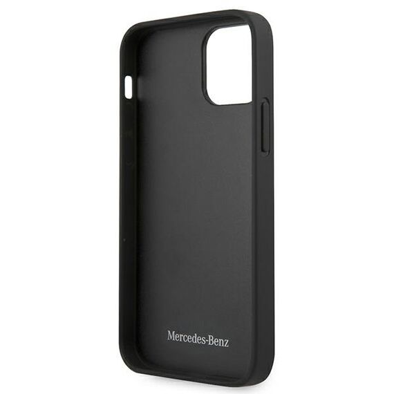 Mercedes MEHCP12SCDOBK iPhone 12 mini 5,4" czarny/black hardcase Leather Perforated Area | Techbox