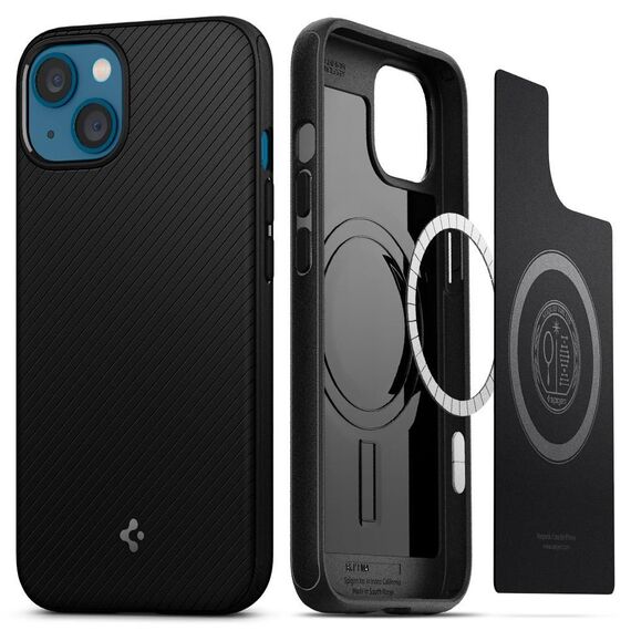 Spigen Mag Armor Case with MagSafe for iPhone 13 - Matte Black | Techbox