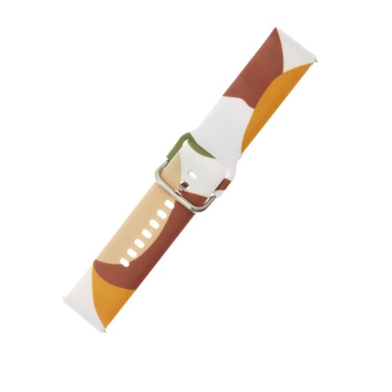 Strap Moro for Samsung Galaxy Watch 45 / 46 / 47 mm silicone bracelet watch band - pattern 4 | Techbox