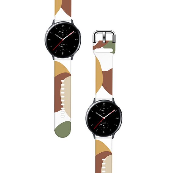 Strap Moro for Samsung Galaxy Watch 45 / 46 / 47 mm silicone bracelet watch band - pattern 4 | Techbox
