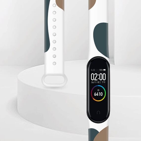 Strap Moro band for Xiaomi Mi Band 3 / 4 silicone strap watch bracelet pattern 6 | Techbox