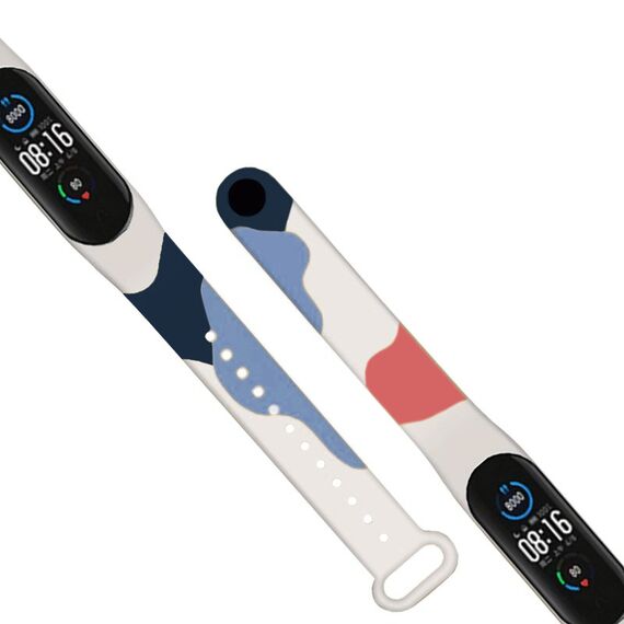 Strap Moro band for Xiaomi Mi Band 5 / 6 silicone strap bracelet watch pattern 10 | Techbox