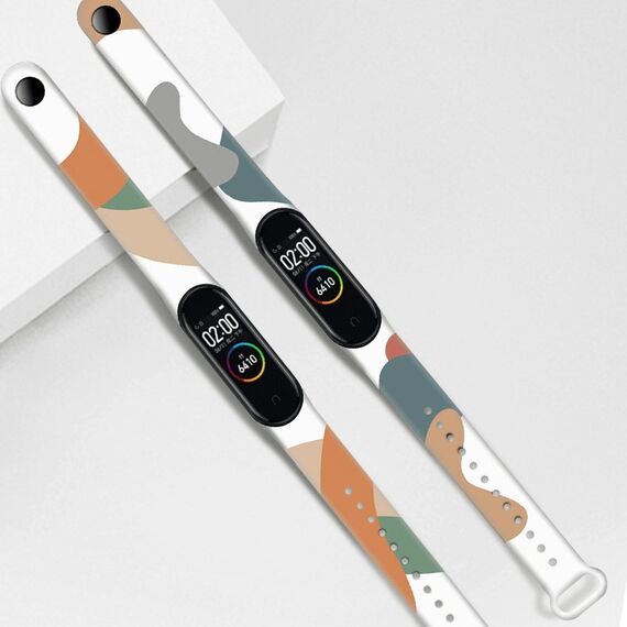 Strap Moro band for Xiaomi Mi Band 5 / 6 silicone strap watch bracelet pattern 4 | Techbox