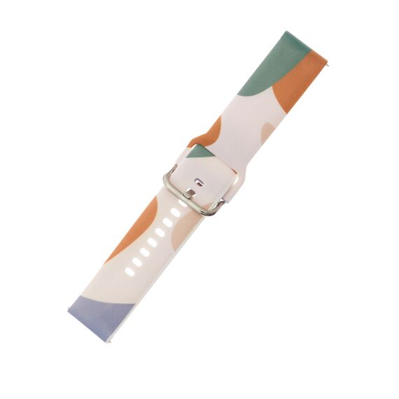 Strap Moro for Samsung Galaxy Watch 40 / 41 / 42 / 43 / 44 mm silicone bracelet watch band - pattern 11 | Techbox
