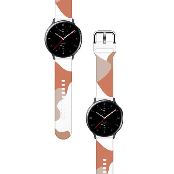 Strap Moro for Samsung Galaxy Watch 40 / 41 / 42 / 43 / 44 mm silicone bracelet watch band - pattern 5 | Techbox