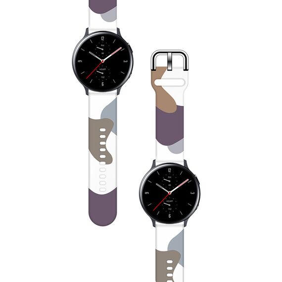 Strap Moro for Samsung Galaxy Watch 40 / 41 / 42 / 43 / 44 mm silicone bracelet watch band - pattern 9 | Techbox
