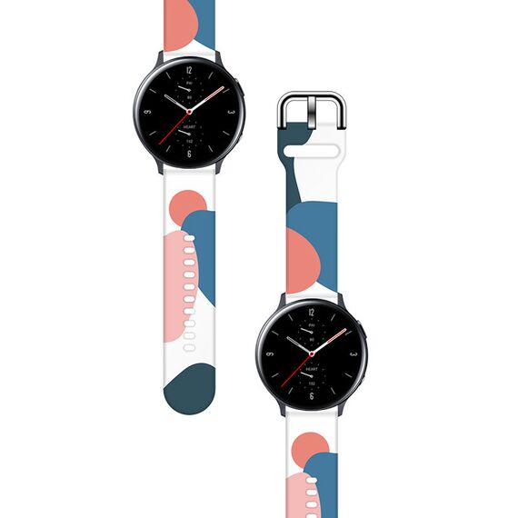 Strap Moro for Samsung Galaxy Watch 45 / 46 / 47 mm silicone bracelet watch band - pattern 10 | Techbox