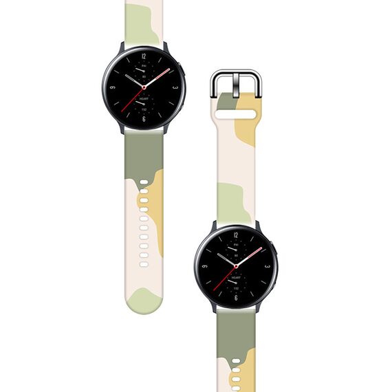 Strap Moro for Samsung Galaxy Watch 45 / 46 / 47 mm silicone bracelet watch band - pattern 14 | Techbox