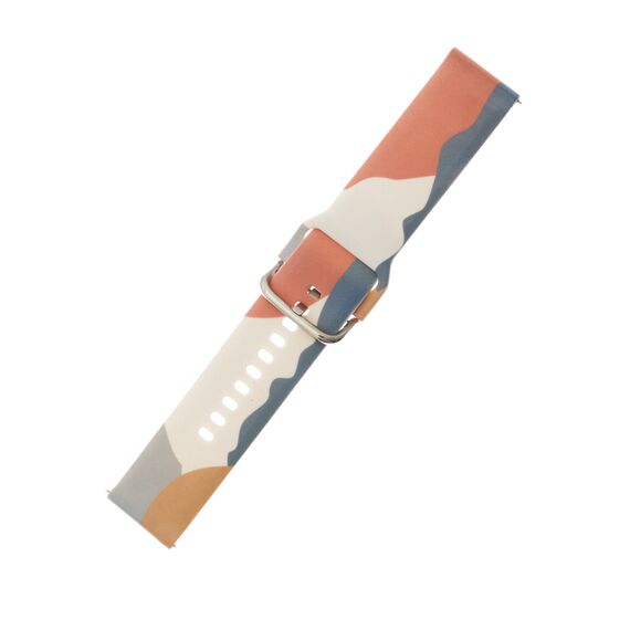 Strap Moro for Samsung Galaxy Watch 45 / 46 / 47 mm silicone bracelet watch band - pattern 15 | Techbox