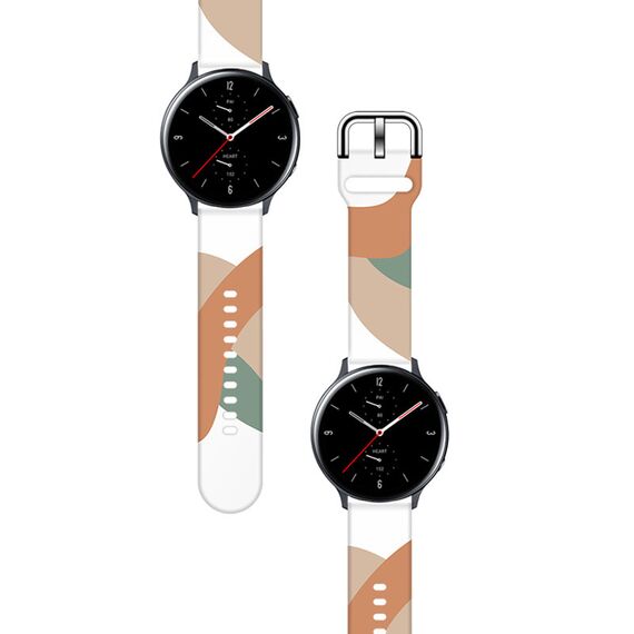 Strap Moro for Samsung Galaxy Watch 45 / 46 / 47 mm silicone bracelet watch band - pattern 3 | Techbox