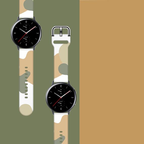 Strap Moro for Samsung Galaxy Watch 45 / 46 / 47 mm silicone bracelet watch band - pattern 6 | Techbox