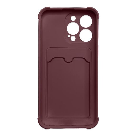 Card Armor Case Pouch Cover For Xiaomi Redmi Note 10 / Redmi Note 10S Card Wallet Silicone Armor Cover Air Bag Raspberry | Techbox
