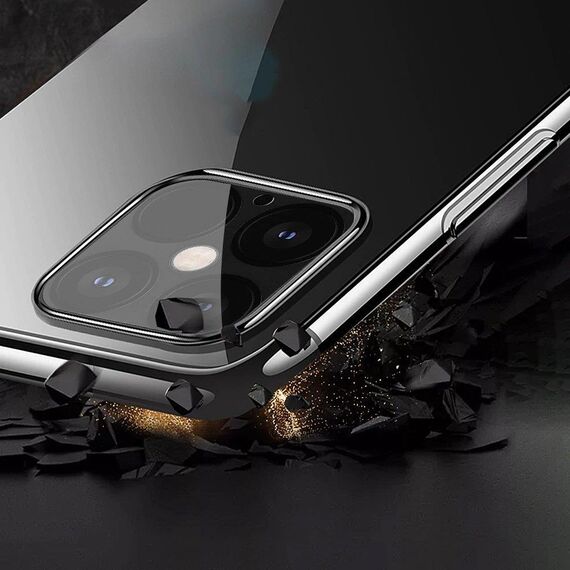 Clear Color Case Gel TPU Electroplating frame Cover for iPhone 13 Pro blue | Techbox