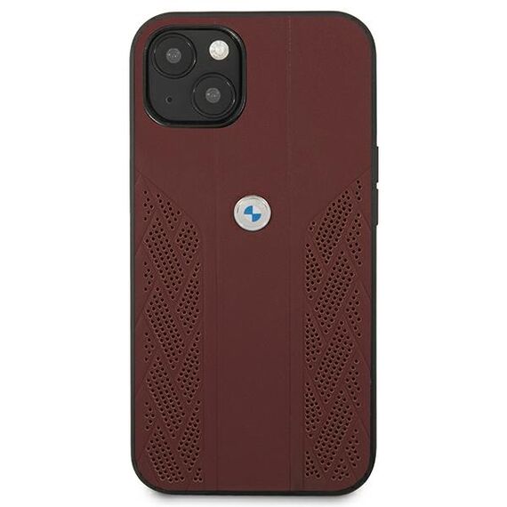 Etui BMW BMHCP13SRSPPR iPhone 13 mini 5,4" czerwony/red hardcase Leather Curve Perforate - Apple Cases - Cases - Techbox