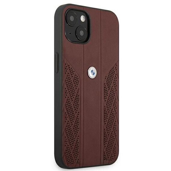 Etui BMW BMHCP13SRSPPR iPhone 13 mini 5,4" czerwony/red hardcase Leather Curve Perforate - Apple Cases - Cases - Techbox