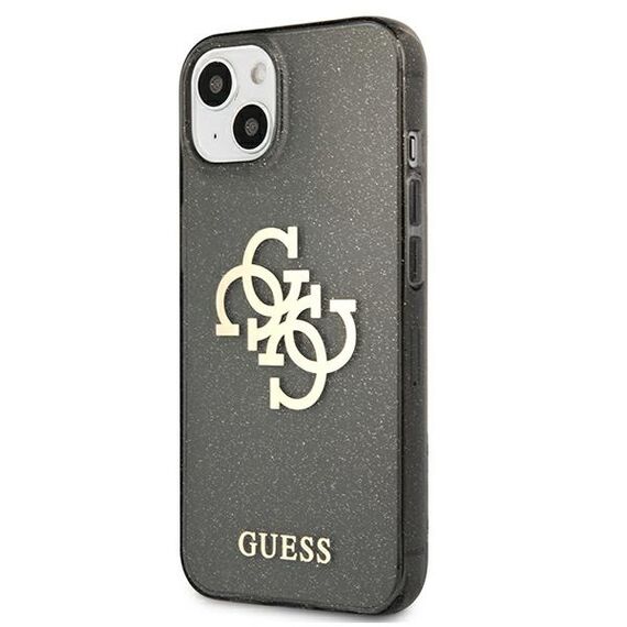 Guess GUHCP13SPCUGL4GBK iPhone 13 mini 5,4" czarny/black hard case Glitter 4G Big Logo - Apple Cases - Cases - Techbox