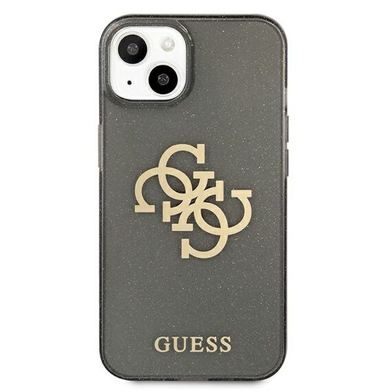 Guess GUHCP13SPCUGL4GBK iPhone 13 mini 5,4" czarny/black hard case Glitter 4G Big Logo - Apple Cases - Cases - Techbox