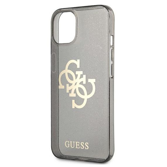 Guess GUHCP13SPCUGL4GBK iPhone 13 mini 5,4" czarny/black hard case Glitter 4G Big Logo - Apple Cases - Cases - Techbox