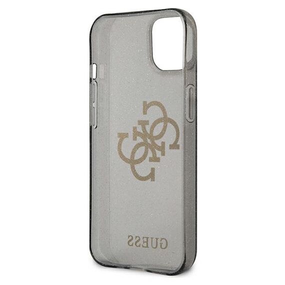Guess GUHCP13SPCUGL4GBK iPhone 13 mini 5,4" czarny/black hard case Glitter 4G Big Logo - Apple Cases - Cases - Techbox