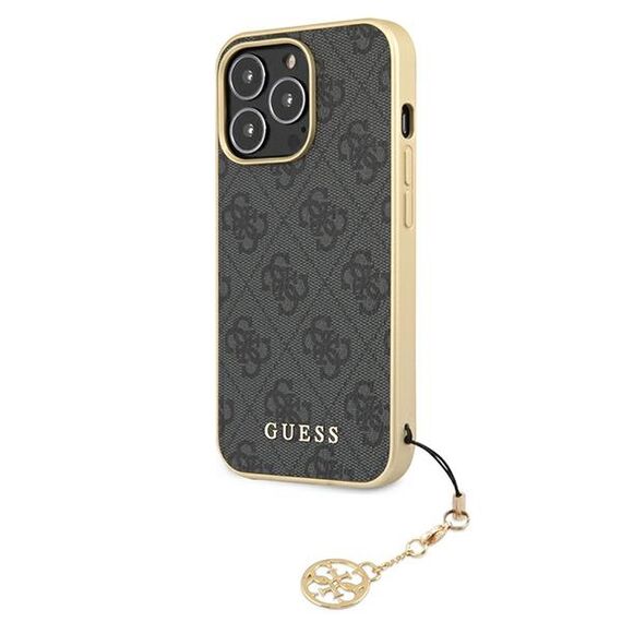 Guess GUHCP13XGF4GGR iPhone 13 Pro Max 6.7" grey/grey hardcase 4G Charms Collection | Techbox