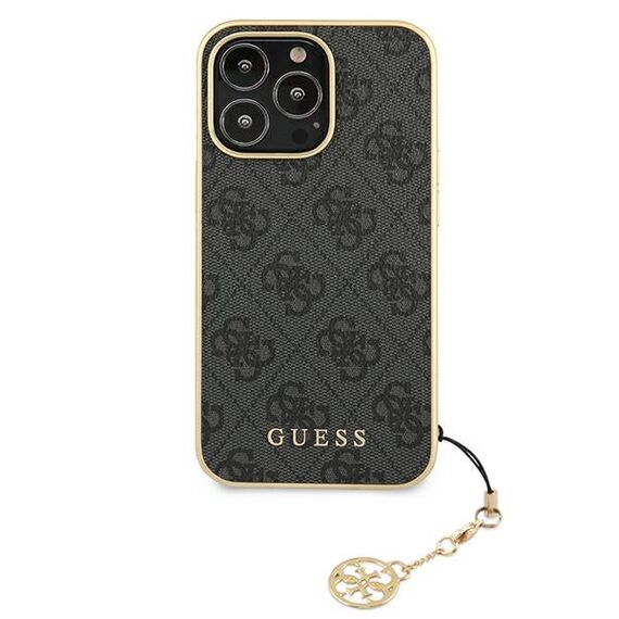 Guess GUHCP13XGF4GGR iPhone 13 Pro Max 6.7" grey/grey hardcase 4G Charms Collection | Techbox