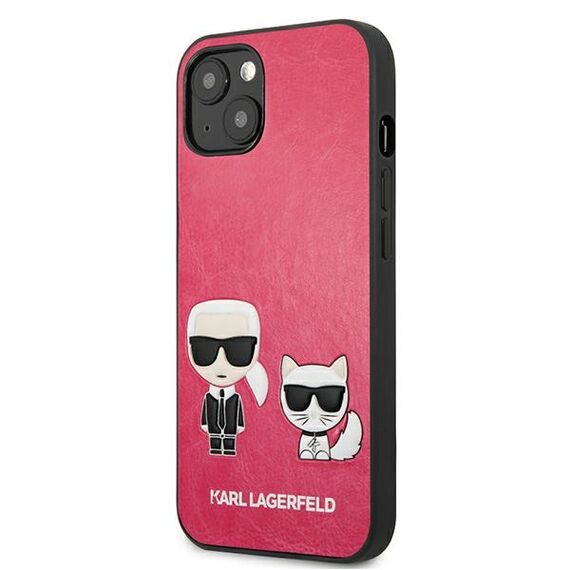 Karl Lagerfeld KLHCP13SPCUSKCP iPhone 13 mini 5,4" fuksja/fuchsia hardcase Ikonik Karl & Choupette | Techbox