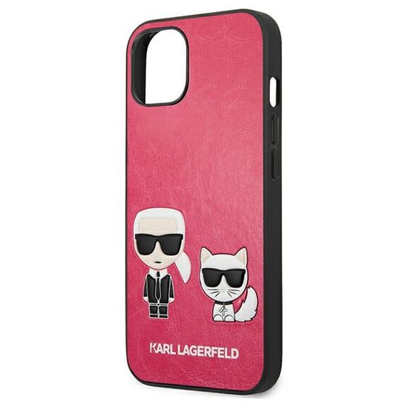 Karl Lagerfeld KLHCP13SPCUSKCP iPhone 13 mini 5,4" fuksja/fuchsia hardcase Ikonik Karl & Choupette | Techbox