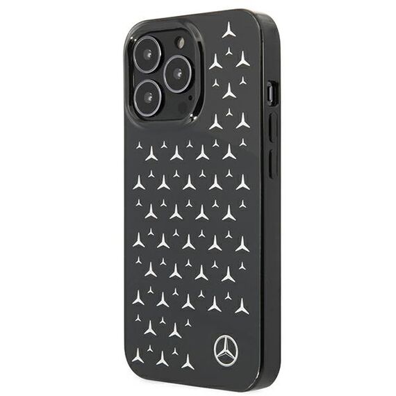 Mercedes MEHCP13LESPBK iPhone 13 Pro / 13 6,1" czarny/black hardcase Silver Stars Pattern | Techbox