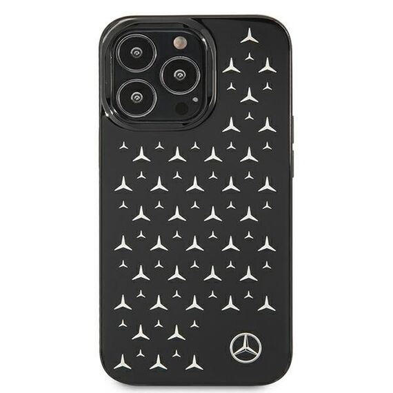 Mercedes MEHCP13LESPBK iPhone 13 Pro / 13 6,1" czarny/black hardcase Silver Stars Pattern | Techbox