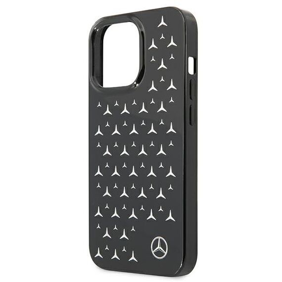 Mercedes MEHCP13LESPBK iPhone 13 Pro / 13 6,1" czarny/black hardcase Silver Stars Pattern | Techbox