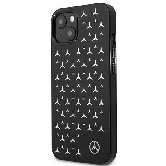 Mercedes MEHCP13SESPBK iPhone 13 mini 5,4" czarny/black hardcase Silver Stars Pattern - Apple Cases - Cases - Techbox