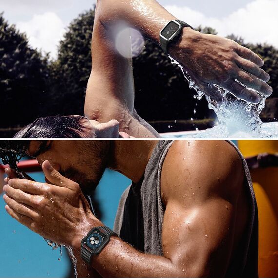 Protect Strap Band for Apple Watch 38/40/41mm Armored Case Strap - Blue | Techbox