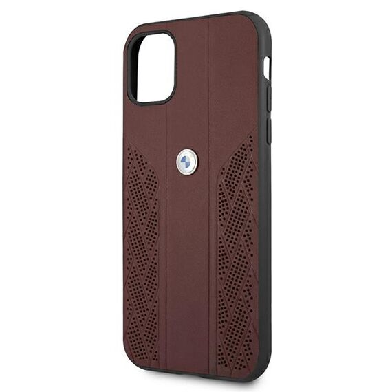 Etui BMW BMHCN61RSPPR iPhone 11 6,1" czerwony/red hardcase Leather Curve Perforate - Apple Cases - Cases - Techbox