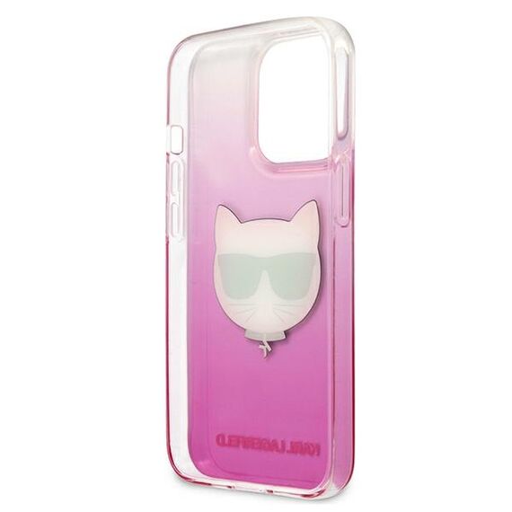 Karl Lagerfeld KLHCP13XCTRP iPhone 13 Pro Max 6,7" hardcase różowy/pink Choupette Head | Techbox