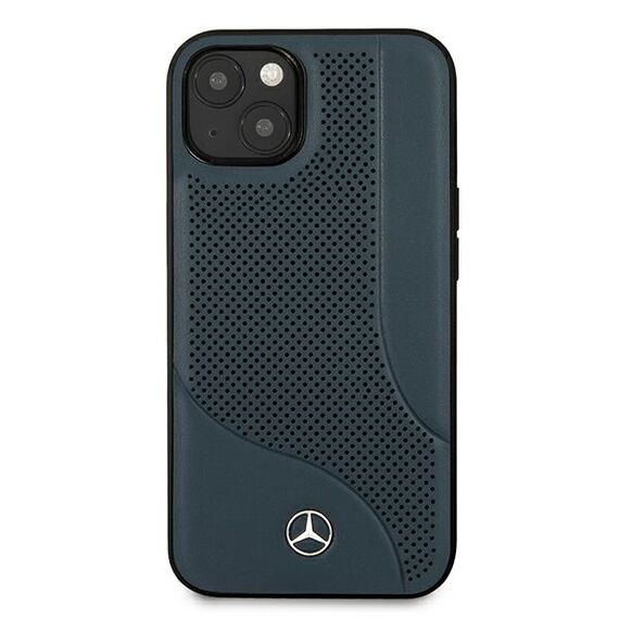 Mercedes MEHCP13SCDONA iPhone 13 mini 5,4" granatowy/navy hardcase Leather Perforated Area | Techbox