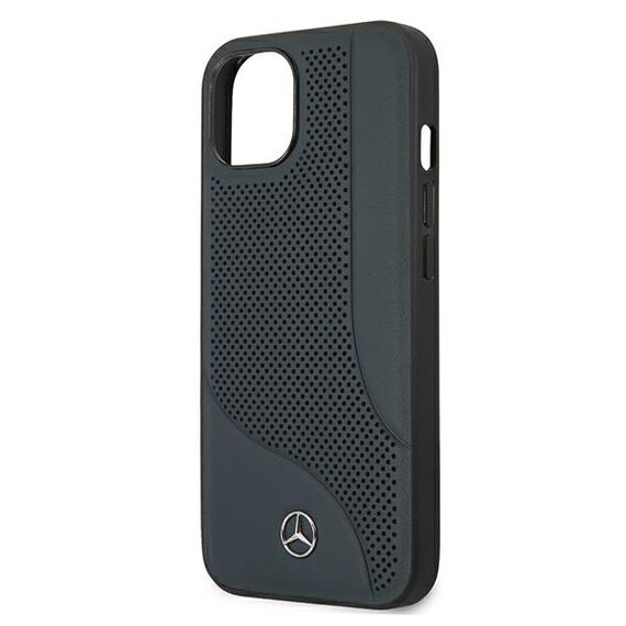 Mercedes MEHCP13SCDONA iPhone 13 mini 5,4" granatowy/navy hardcase Leather Perforated Area | Techbox
