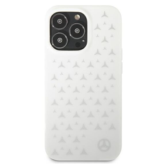 Mercedes MEHCP13XESPWH iPhone 13 Pro Max 6,7" biały/white hardcase Silver Stars Pattern | Techbox