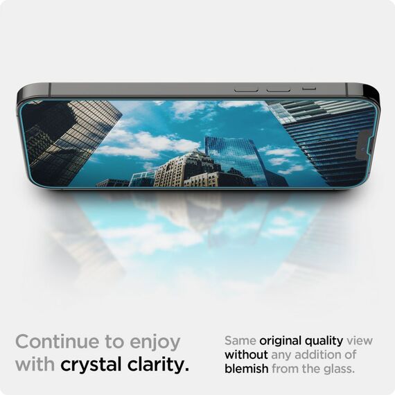 Spigen Glas.tR EZ Fit Tempered Glass for iPhone 13 / 13 Pro / 14 / 16e | Techbox