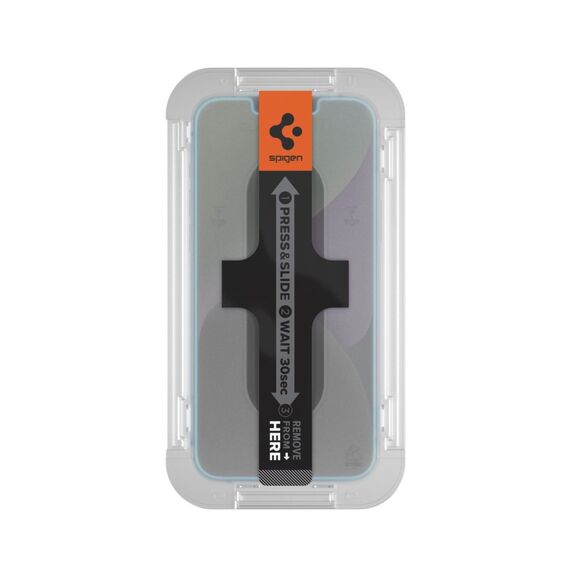 Spigen Glas.tR EZ Fit Tempered Glass for iPhone 13 / 13 Pro / 14 / 16e | Techbox