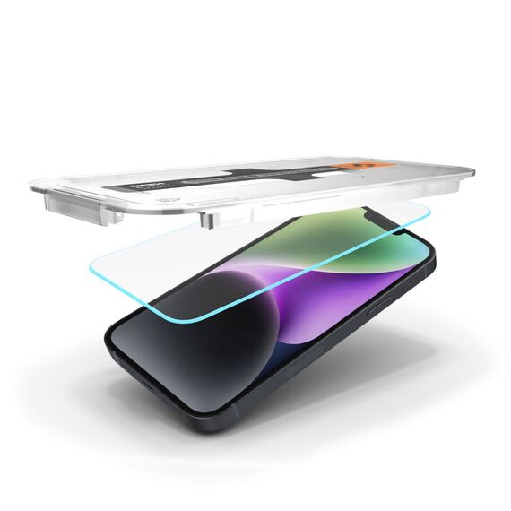 Spigen Glas.tR EZ Fit Tempered Glass for iPhone 13 / 13 Pro / 14 / 16e | Techbox