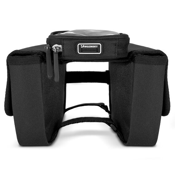 Wozinsky frame bike bag bicycle pannier waterproof phone case 1.5l black (WBB26BK) - Smartphone Holders - Smartphones - Techbox