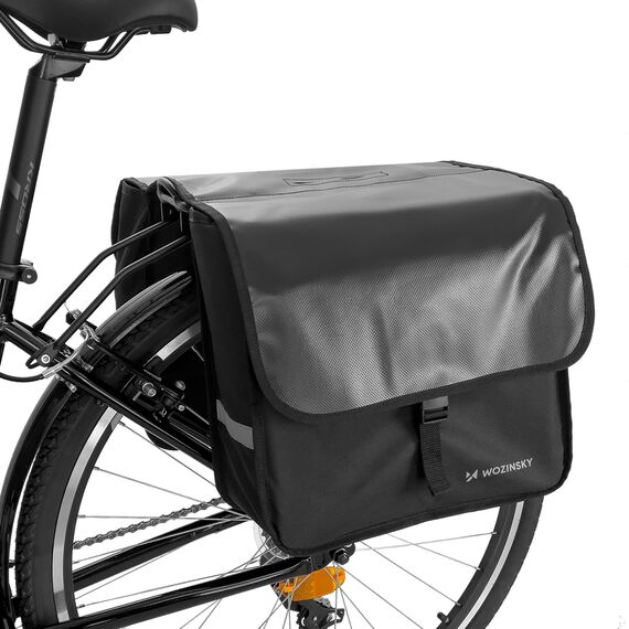 Wozinsky bicycle pannier double 28 l black (WBB34BK) - Smartphone Holders - Smartphones - Techbox