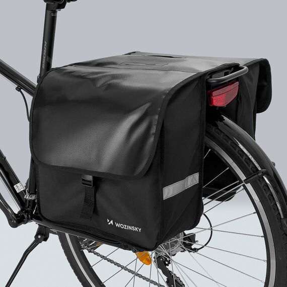 Wozinsky bicycle pannier double 28 l black (WBB34BK) - Smartphone Holders - Smartphones - Techbox