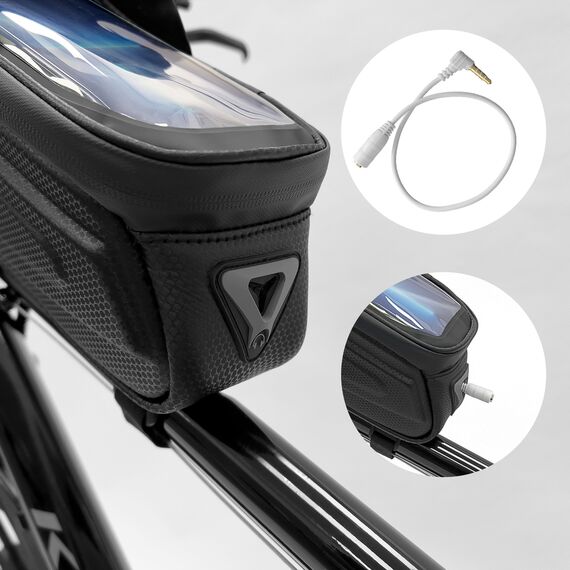Wozinsky Bike Frame Bag 1.7l Phone Cover Black (WBB28BK) - Smartphone Holders - Smartphones - Techbox