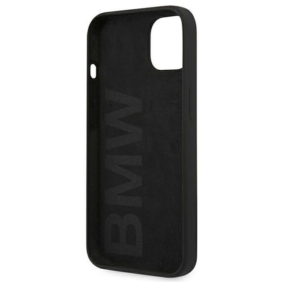Etui BMW BMHCP13SSILBK iPhone 13 mini 5,4" czarny/black hardcase Silicone Signature | Techbox