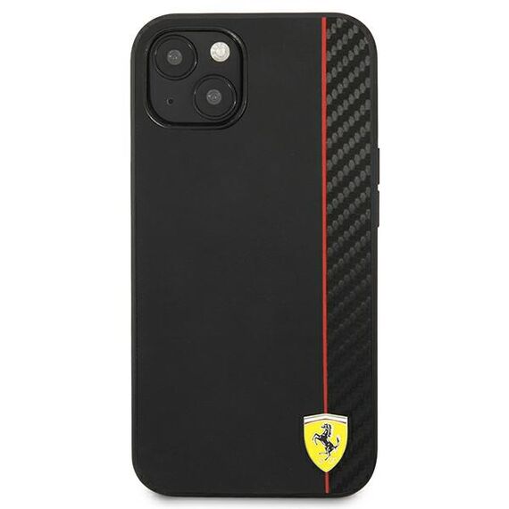 Ferrari FESAXHCP13SBK iPhone 13 mini 5,4 "black / black hardcase On Track Carbon Stripe - Apple Cases - Cases - Techbox