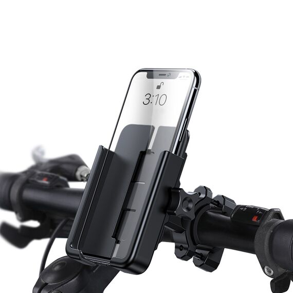 Wozinsky metal bicycle phone holder, scooters black (WBHBK3) - Smartphone Holders - Smartphones - Techbox